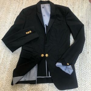 The Kooples Black Lined Blazer Jacket